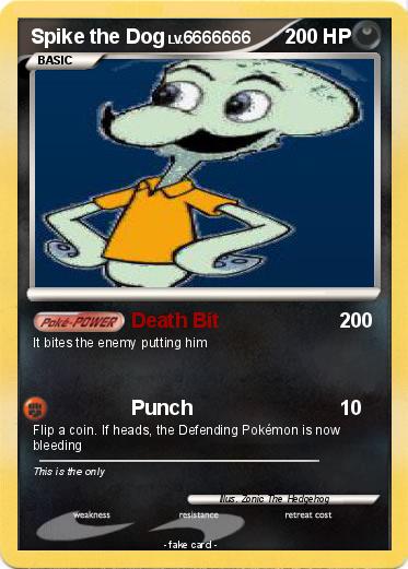 Pokemon Spike the Dog