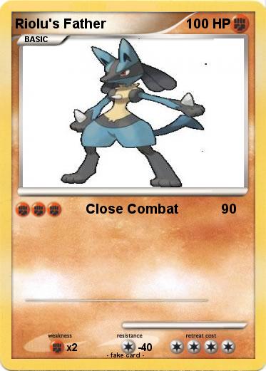 Pokemon Riolu's Father