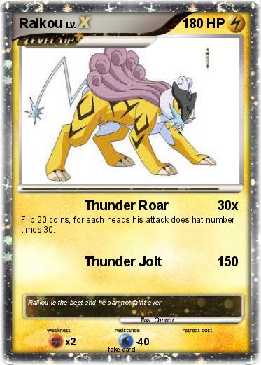 Pokemon Raikou