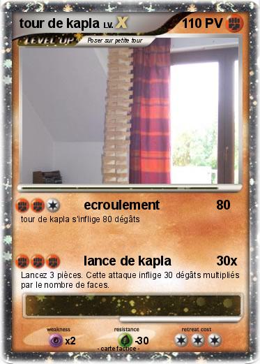 Pokemon tour de kapla