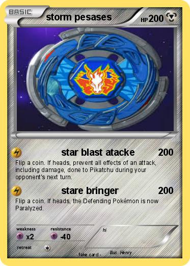 Pokemon storm pesases