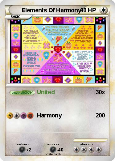 Pokemon Elements Of Harmony