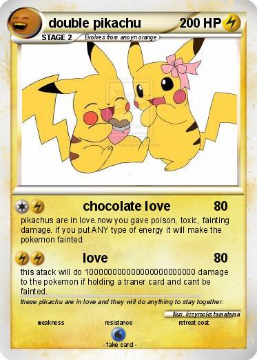 Pokemon double pikachu