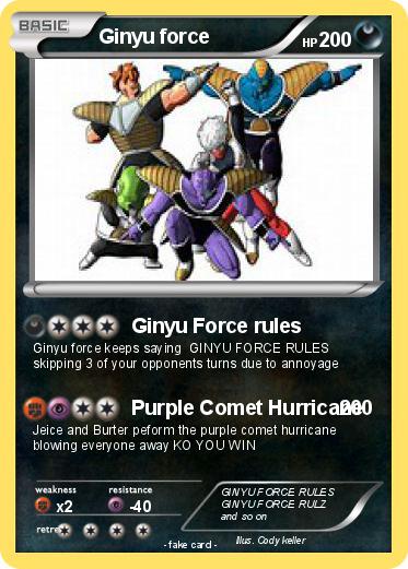 Pokemon Ginyu force