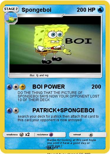 Pokemon Spongeboi