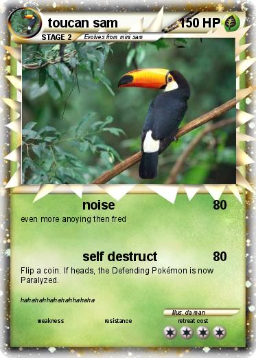 Pokemon toucan sam