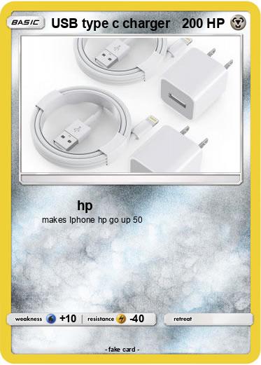 Pokemon USB type c charger