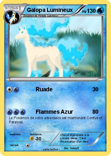 Pokemon Galopa Lumineux