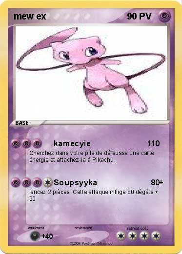 Pokemon mew ex