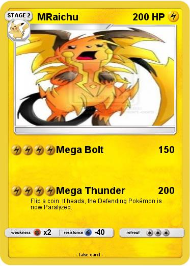Pokemon MRaichu