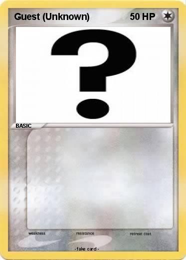 Pokemon Guest (Unknown)