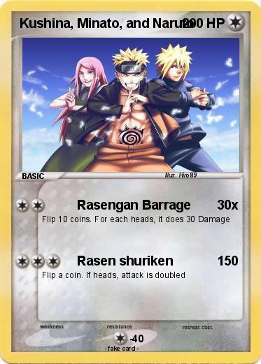 Pokemon Kushina, Minato, and Naruto