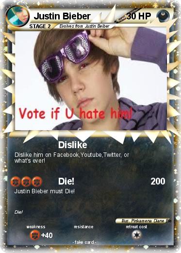 Pokemon Justin Bieber