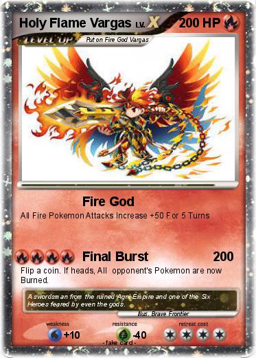 Pokemon Holy Flame Vargas