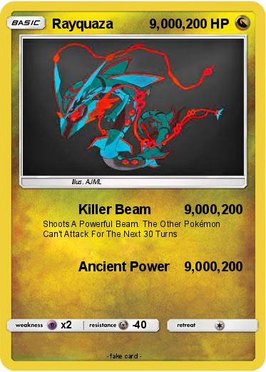 Pokemon Rayquaza          9,000,