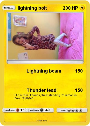 Pokemon lightning bolt