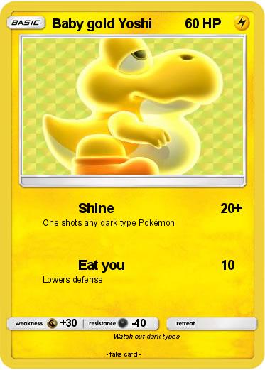 Pokemon Baby gold Yoshi