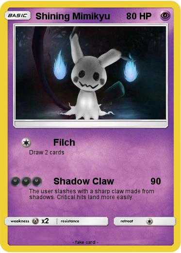 Pokemon Shining Mimikyu