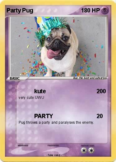 Pokemon Party Pug