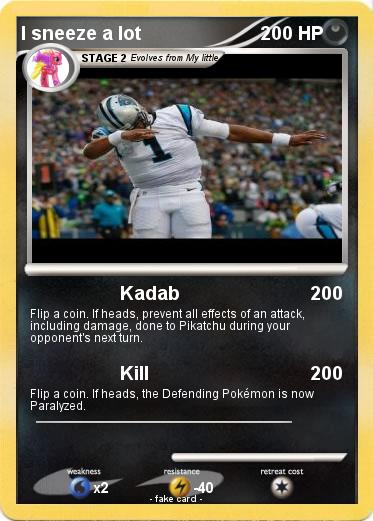 Pokemon I sneeze a lot