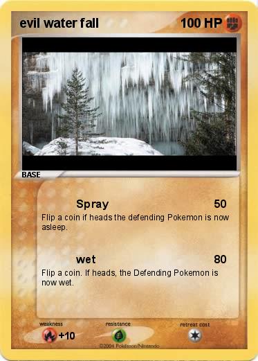 Pokemon evil water fall