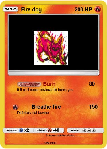 Pokemon Fire dog