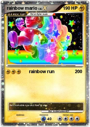 Pokemon rainbow mario