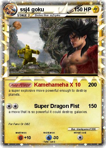 Pokemon ssj4 goku