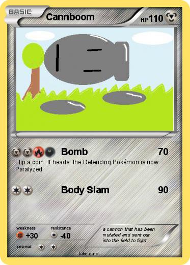 Pokemon Cannboom
