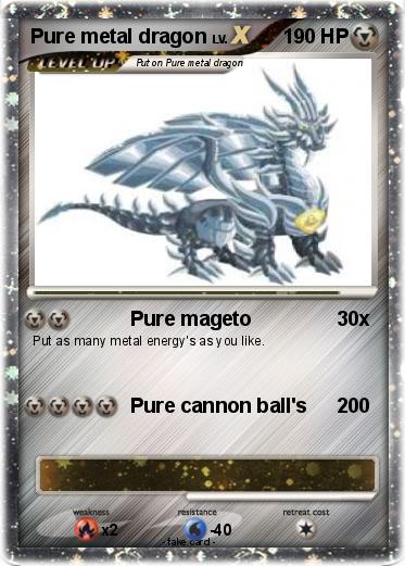 Pokemon Pure metal dragon