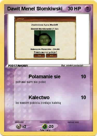 Pokemon Dawit Menel Słomkiwski
