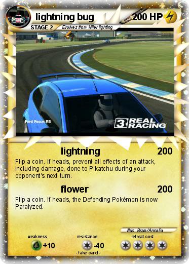 Pokemon lightning bug