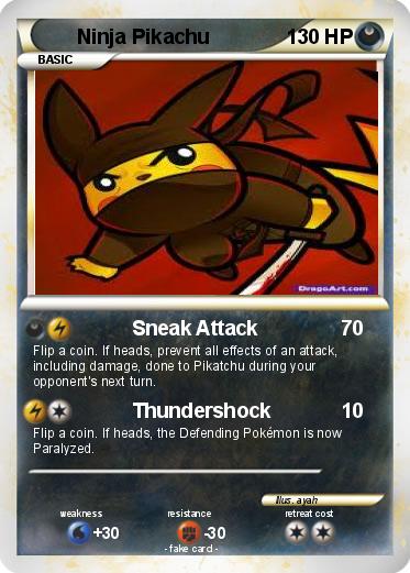 Pokemon Ninja Pikachu