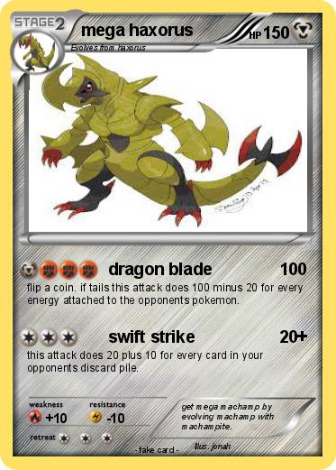 Pokemon mega haxorus