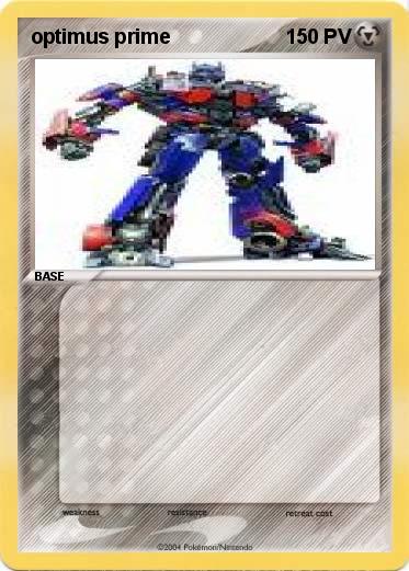 Pokemon optimus prime