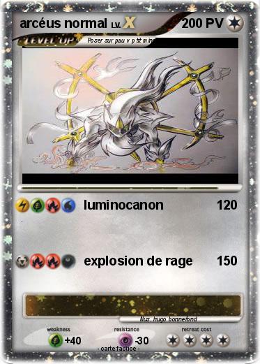Pokemon arcéus normal