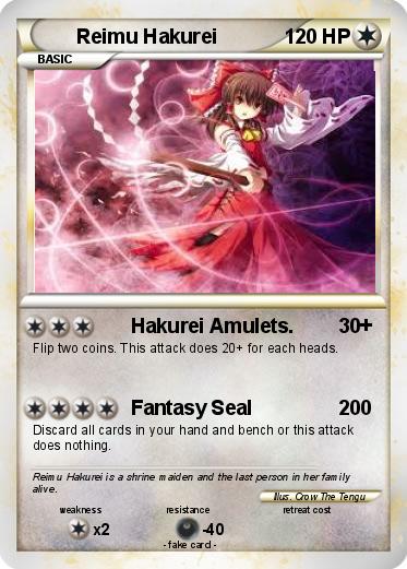 Pokemon Reimu Hakurei