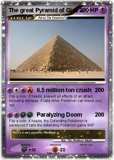Pokemon The great Pyramid of Giza