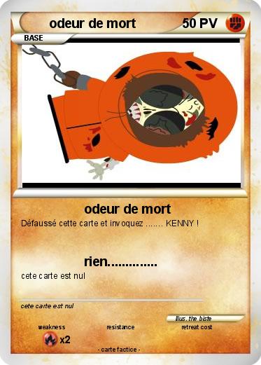 Pokemon odeur de mort