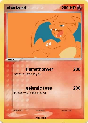 Pokemon charizard