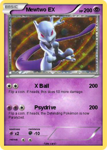 Pokemon Mewtwo EX