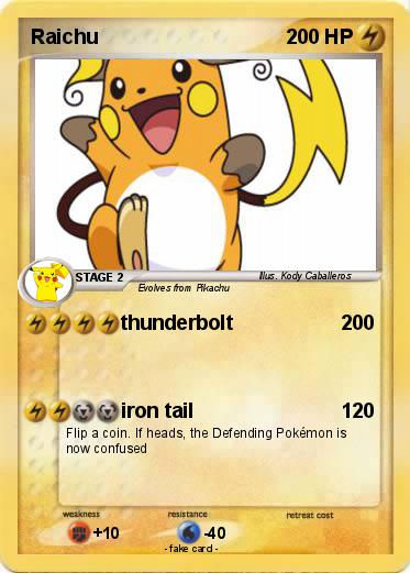 Pokemon Raichu