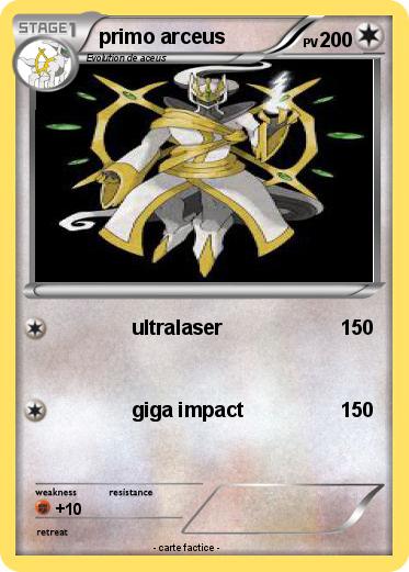 Pokemon primo arceus