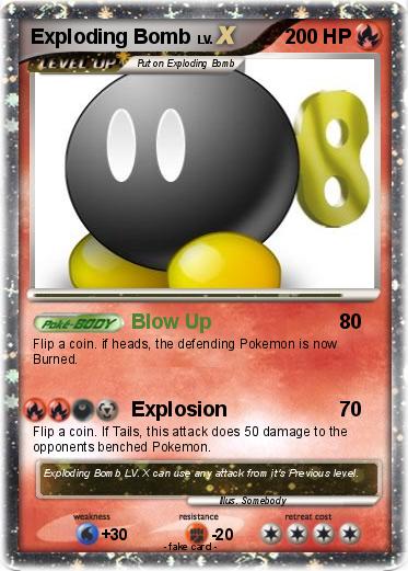 Pokemon Exploding Bomb