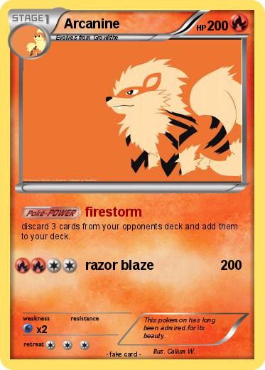 Pokemon Arcanine