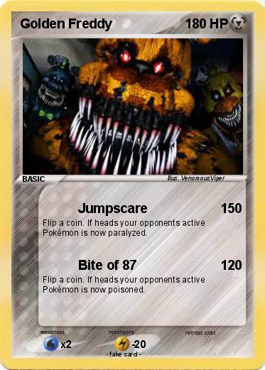 Pokemon Golden Freddy