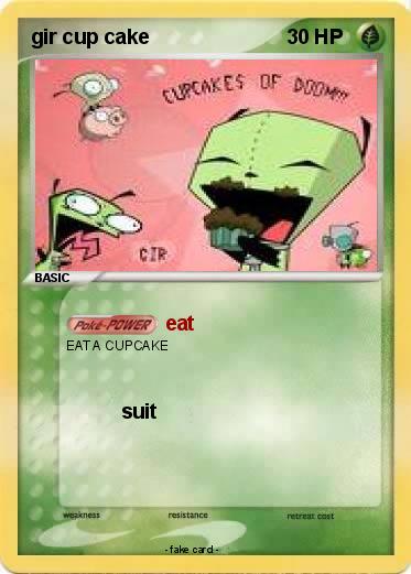 Pokemon gir cup cake