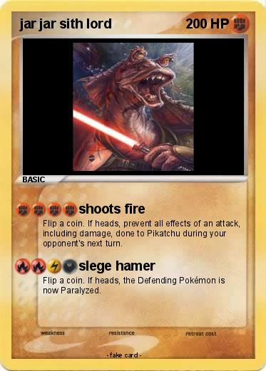 Pokemon jar jar sith lord