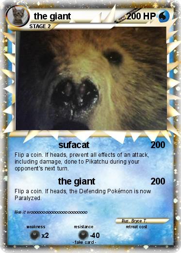 Pokemon the giant