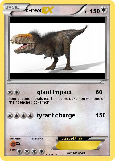 Pokemon t-rex